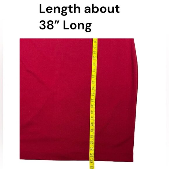 Chico's Sheath Shift Dress Bell Sleeve V Neck Dressy Red Plus 20/22 XXL - Picture 11 of 15